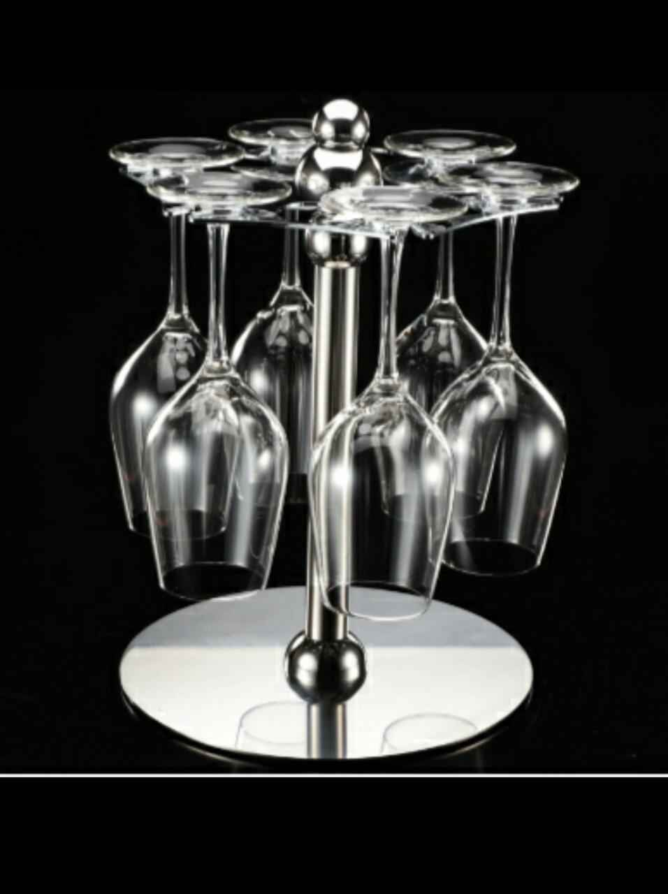 Stainless steel single wine Kitchen glasses holder