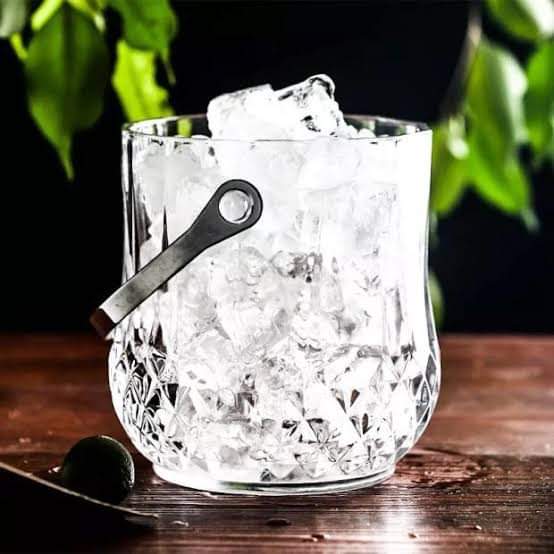 Higjh quality Kitchen Acrylic ice bucket+ Tong