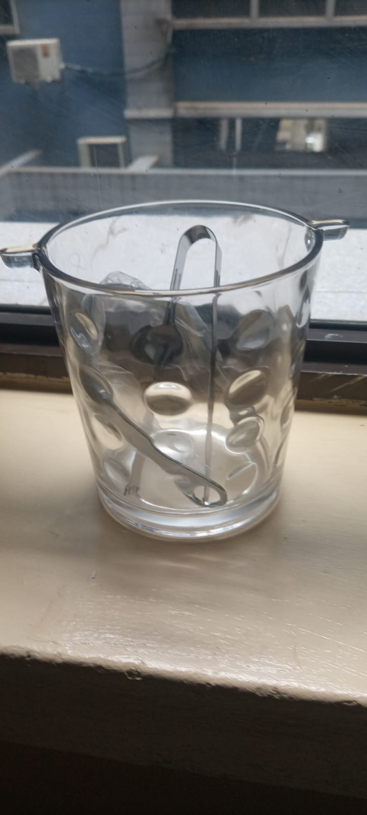 Higjh quality Kitchen Acrylic ice bucket+ Tong