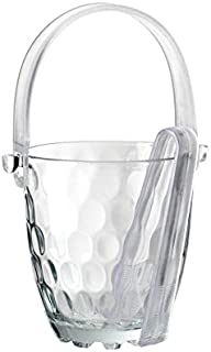 Higjh quality Kitchen Acrylic ice bucket+ Tong