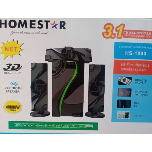 Homestar 3.1 Multimedia Sound Speaker Woofer 40000W