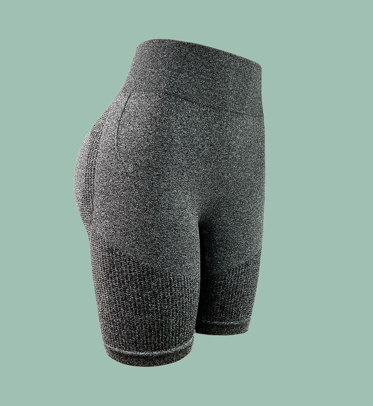New Arrival High Elasticity Ladies Sports Shorts High Waist Body ShaperTrimmer Lift Hip Seamless Yoga Pants Fitness Tight Gym Wear Workout Belly Sports Shorts Exquisite Sewing Shorts