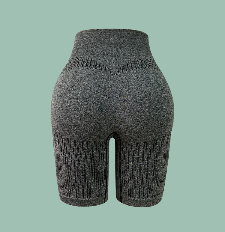 New Arrival High Elasticity Ladies Sports Shorts High Waist Body ShaperTrimmer Lift Hip Seamless Yoga Pants Fitness Tight Gym Wear Workout Belly Sports Shorts Exquisite Sewing Shorts