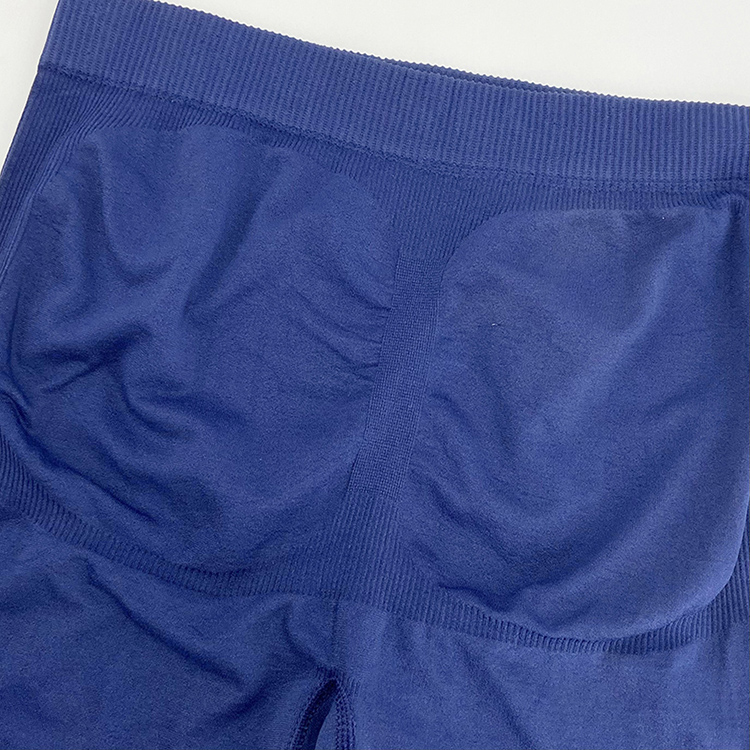 2Pcs New Arrival Women Lingerie Maternity Pants High Waisted Stretchy Knitted Shorts Comfortable  Breathable Large Size Pure Colour Maternity Yoga Shorts  Pregnancy Active Short Leggings