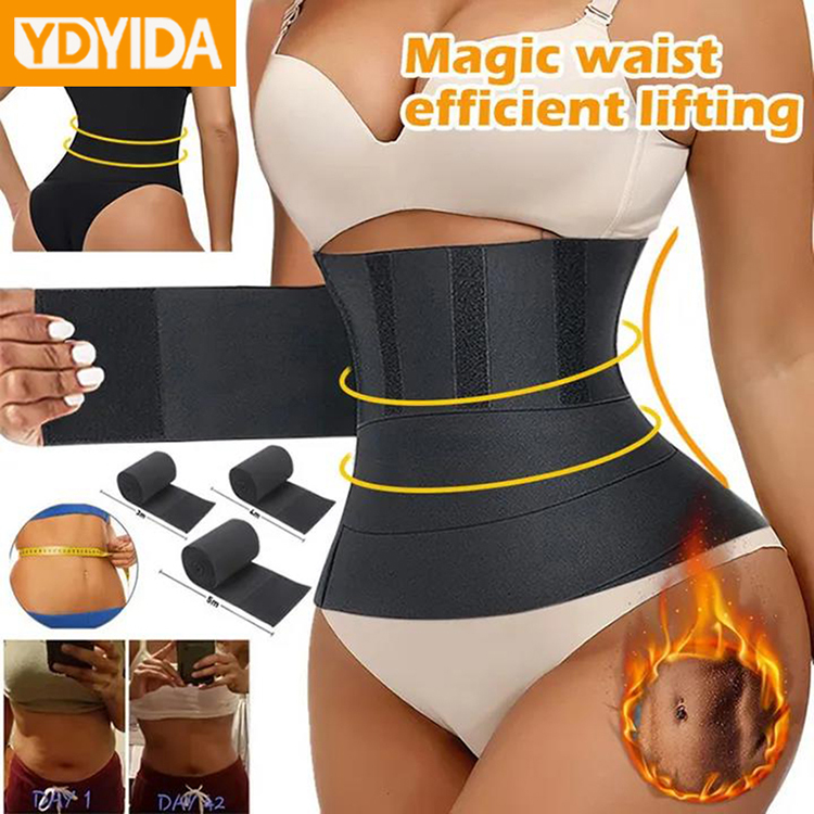 New Arrival Women's Lingerie Corset  Body Shaper Corse Trimmer Wrapping Belt Waist Trainer Wrap Bandage Adjust your Waist Abdominal Corset Lengthened and Widened Waist Thin Belly Belt Body Shaper