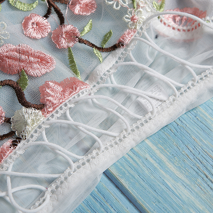 Women Sexy Lingerie Lace Embroidery Perspective One-Piece Sling  Underwear Suit See Though Mesh Lingerie Sexy Lace Nightwear Sexy Gift for  Girlfriend Or Wife