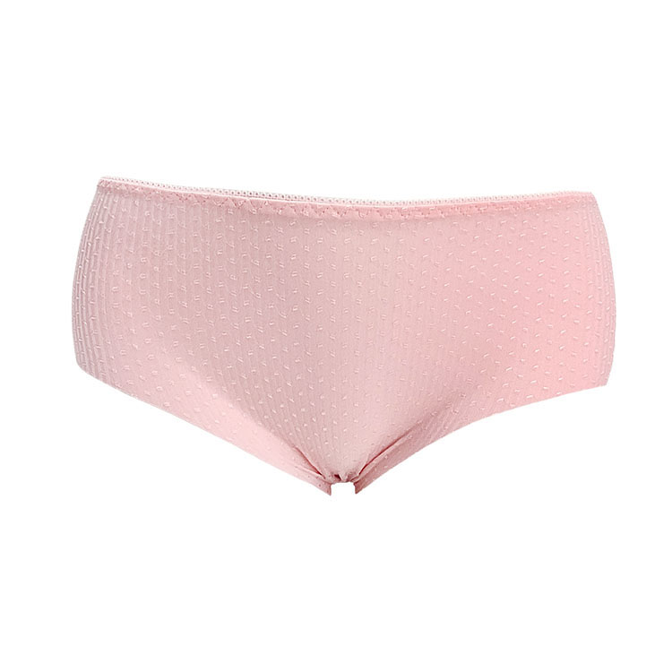 5Pcs 3Pcs Ladies Ice Silk Briefs Women's Solid Color Thin Underwear Cotton Crotch Middle Waist Quick Dry Breathable Comfortable Hip Lifting Seamless Stretch Polka Dots Panties