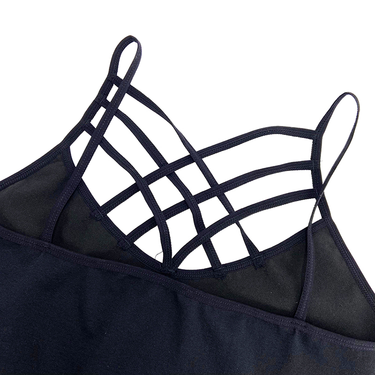 New Arrival High Quaility Women Sexy Camisole Strap Mesh Vest Large Size Crop Tank Tops Sleeveless Camisole Strong Elasticity Sexy Wear