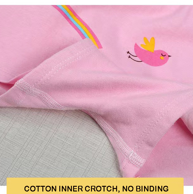4 Pcs Baby Girl Children Cotton Cartoon Printed Boxer Briefs Panties Girl's Underwear High Quaility Girls Clothing Children Underwear