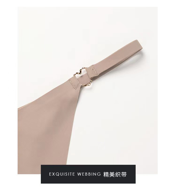 2Pcs New Arrival Sexy Women's Lingerie Ice Silk Thong Seamless Ice Silk Sexy Breathable Girl Triangle Panties With Metal Loop Buckle And Thin Strap Women's Pure Cotton Crotch Underwear