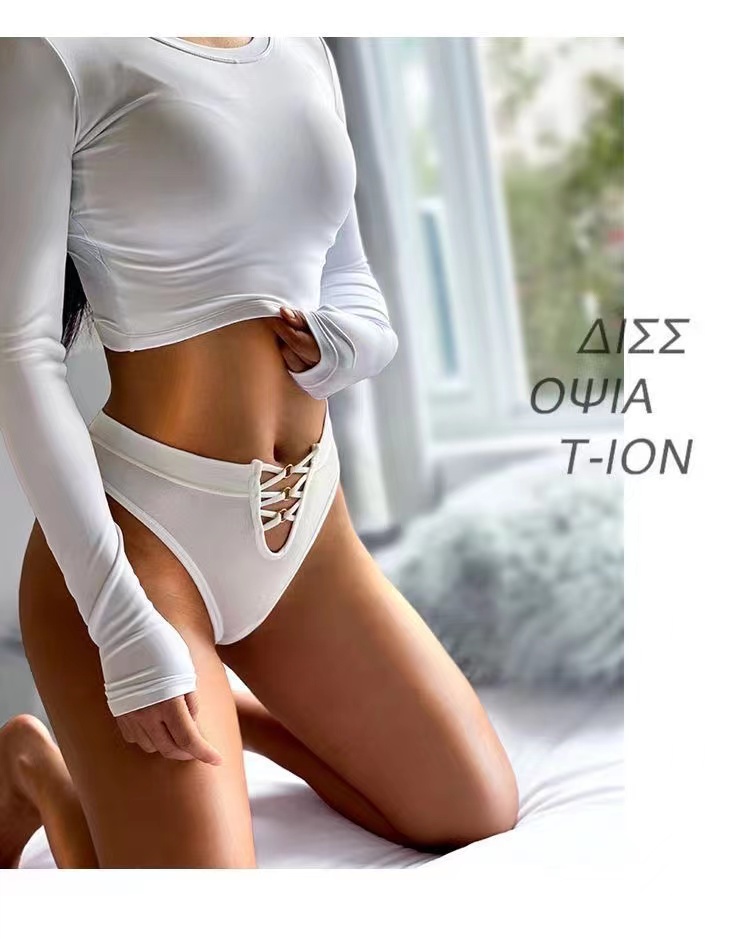2Pcs New Women's Sexy Lingerie Triangle Panties Sexy Thong New Design Seamless High Elastic Comfortable and Sexy Women's Triangle Underwear