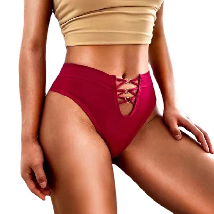 2Pcs New Women's Sexy Lingerie Triangle Panties Sexy Thong New Design Seamless High Elastic Comfortable and Sexy Women's Triangle Underwear