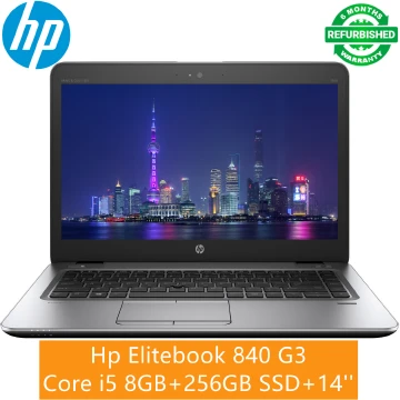 Refurbished Hp Elitebook 840 G3 Intel Core i5 8GB RAM 256GB SSD 14'' HD Screen Refurbished