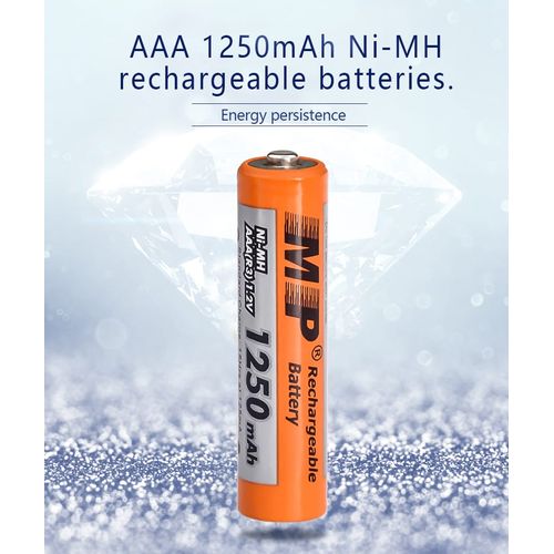 AAA 1.2V 1250mAh Multiple Rechargeable Battery