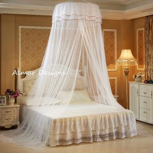 c Round Double Decker Mosquito Net - Free Size