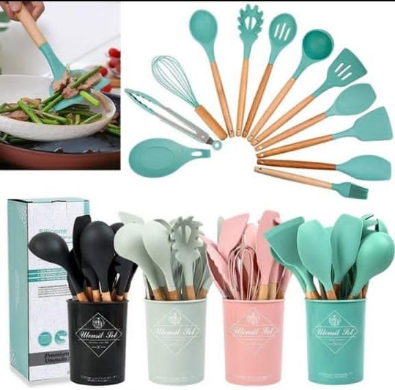 Silicone spoons