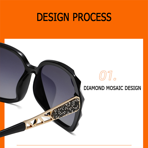 New style Ladies sunglasses high-end sunglasses polarized anti-ultraviolet sunglasses