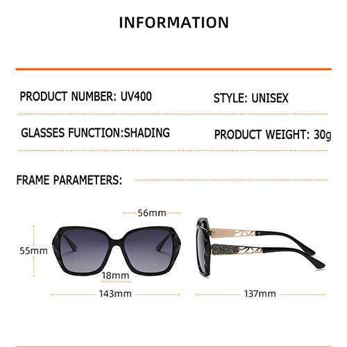 New style Ladies sunglasses high-end sunglasses polarized anti-ultraviolet sunglasses