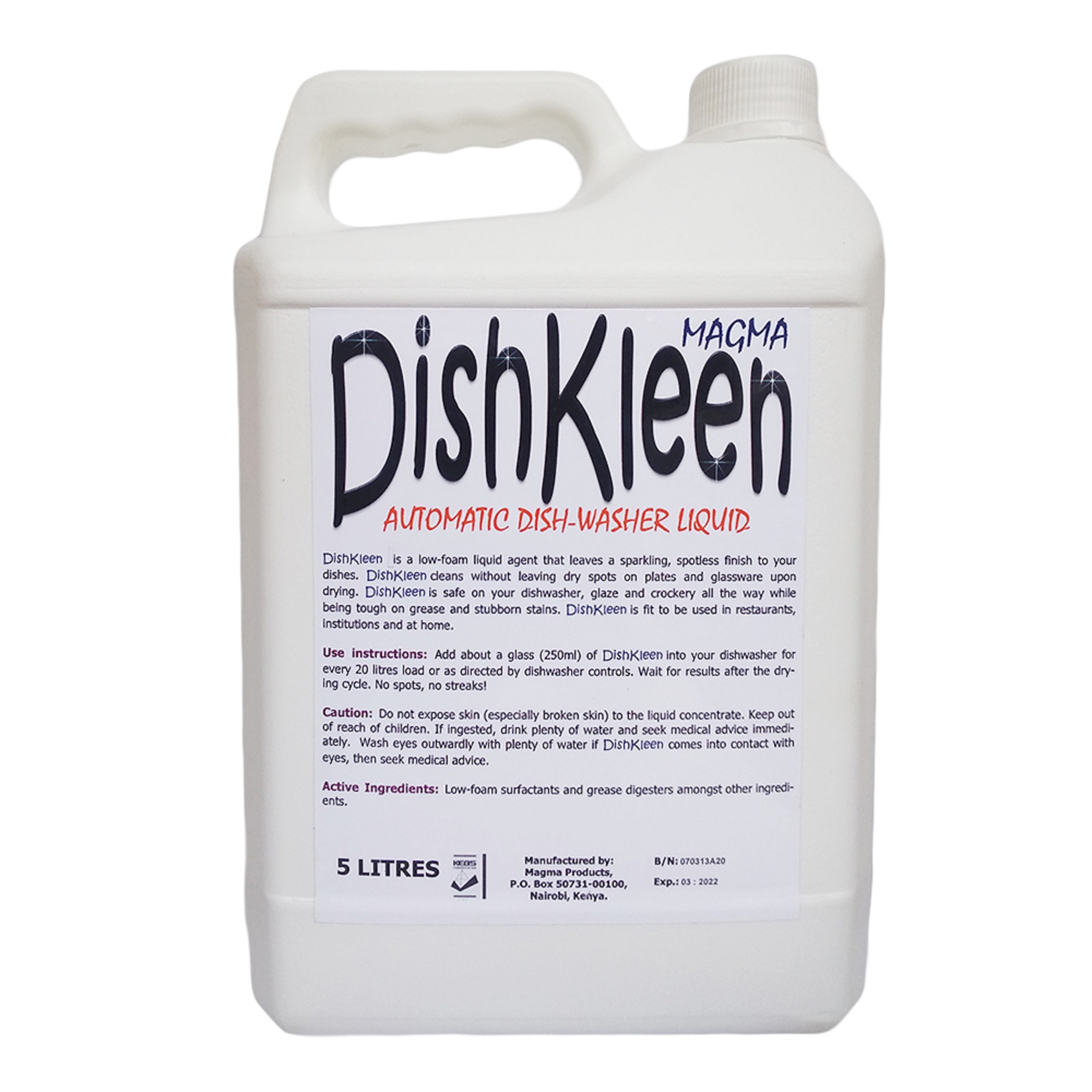 DishKleen-Automatic Dishwasher Liquid, 5 Litres