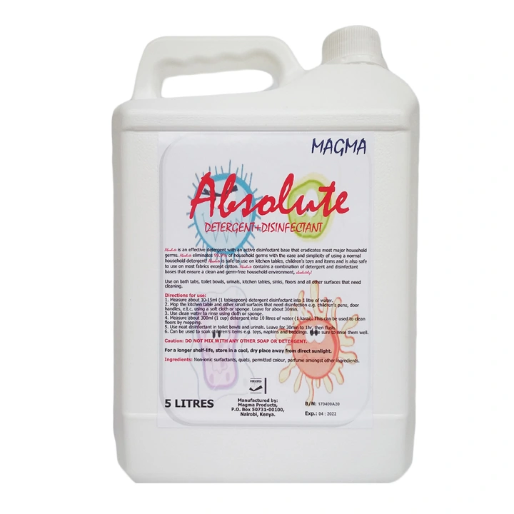 Absolute-Disinfectant Liquid Detergent-5 litres