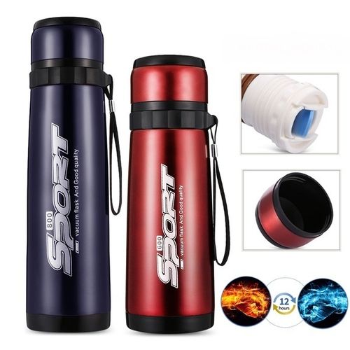 SPORT Outdoor Stainless Steel Vacuum Flask 800ml Sports Water Bottle