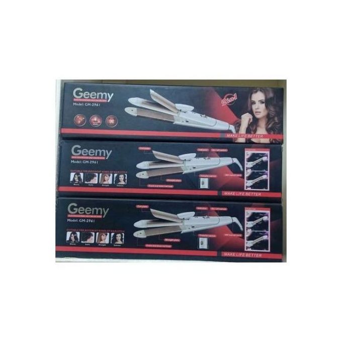 3in1 Flat Iron Hair Straightener/Curler Tourmaline