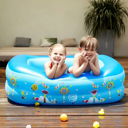 Inflatable Baby Swimming Pool - Patterns Printed Vary