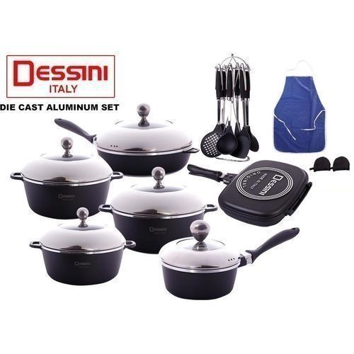 Dessini 23pcs Cookware set grey