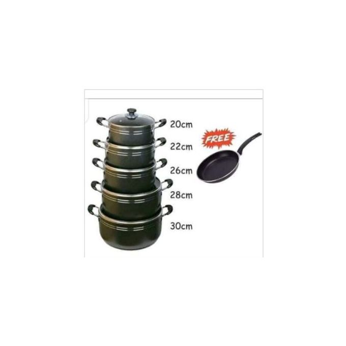 10 Pcs Non-Stick Cooking &amp; Serving Pots