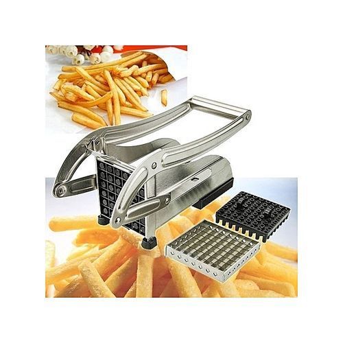 2 Blades Potato Chipper French Fries Slicer Chip Cutter