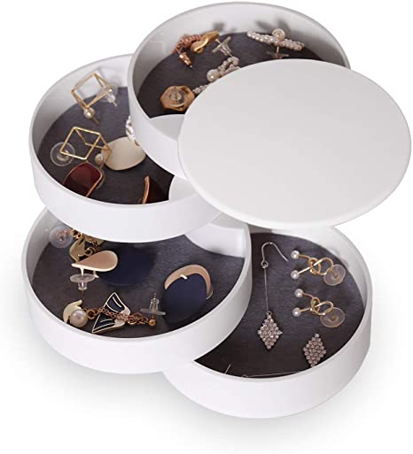 4layered  rotating accessories storage  box