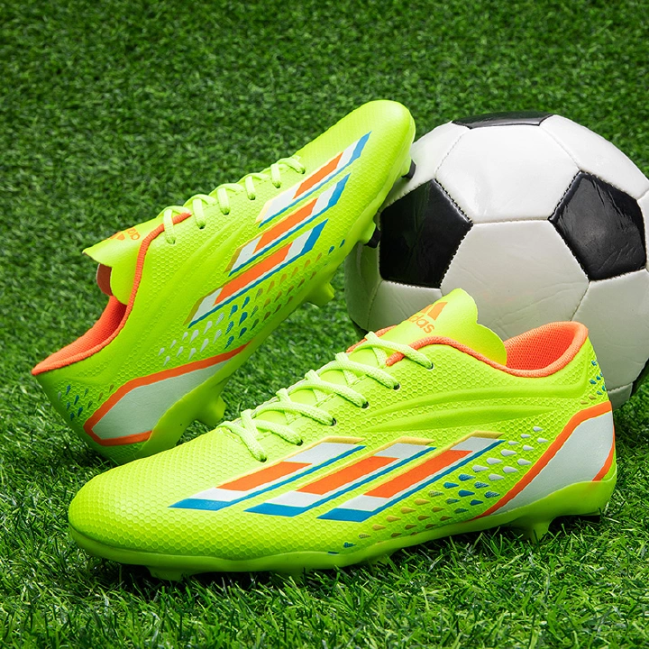 Men Cleats Soccer Shoes Fashion High Top Football Boots Long Studs FG Comfort Athletic Training Sneakers