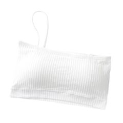 Bib bra women's underwear gathered suspender vest bra Camisoles Tanks Lingerie White one size