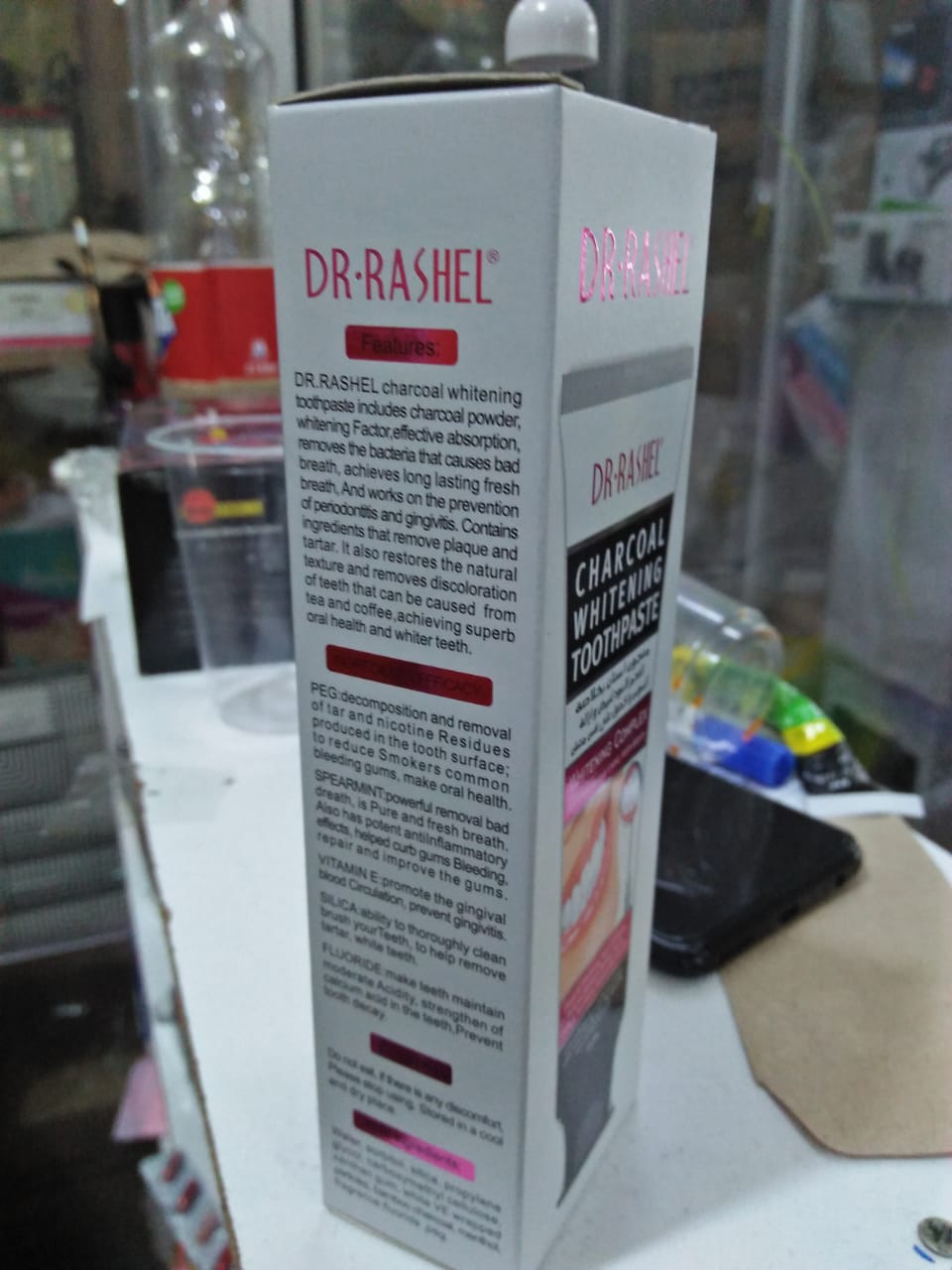 Dr Rashel Charcoal Whitening Toothpaste Whitening Complex