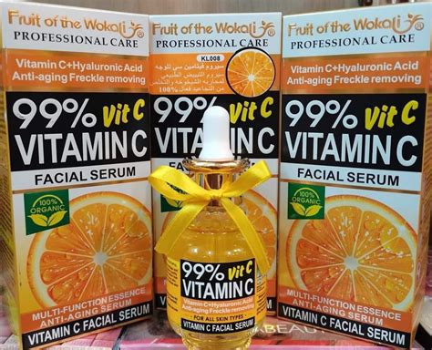 Fruit Of The Wokali Vitamin C Facial Serum 99% Professional Care serum 40ml