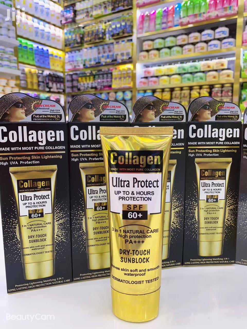Collagen Ultra Protect SPF sunblock moisturizer whitening organic sunscreen cream for all skin types