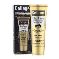 Collagen Ultra Protect SPF sunblock moisturizer whitening organic sunscreen cream for all skin types