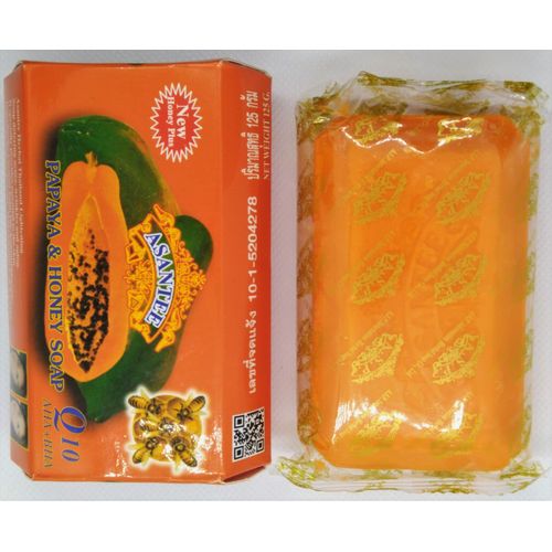 Asantee Papaya And Honey Skin Lightening Face And Body Soap 125g