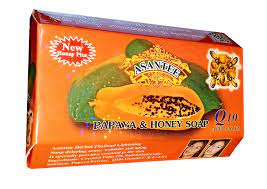 Asantee Papaya And Honey Skin Lightening Face And Body Soap 125g