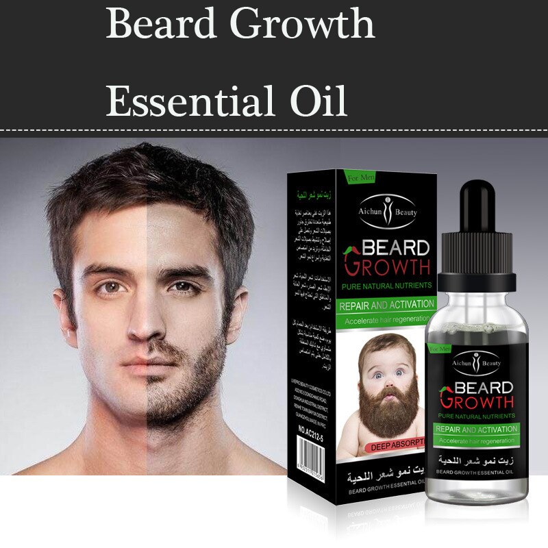 Aichun Beauty Beard Growth Beard &amp; Moustache Fast Growth Oil 30ml