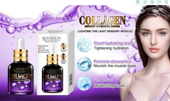 Roushun Collagen Instant Hydrator Serum Revitalizes Skin 30ml