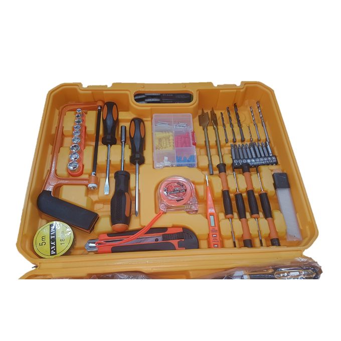 Dewalt 21V Cordless Electric Drill 47PC Tool Set WITH 2 Batteries