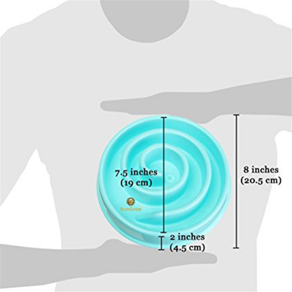 Pet Dog Feeding Food Bowls Puppy Slow Down Eating Feeder Dish Bowl Prevent  Pet Products