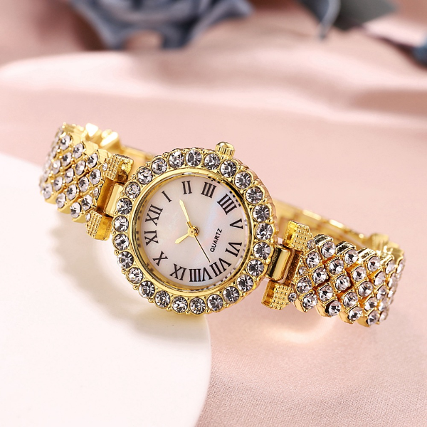New stock! ! Women Bracelet Watches Steel belt Love Steel belt Rhinestone Quartz  Women Watches