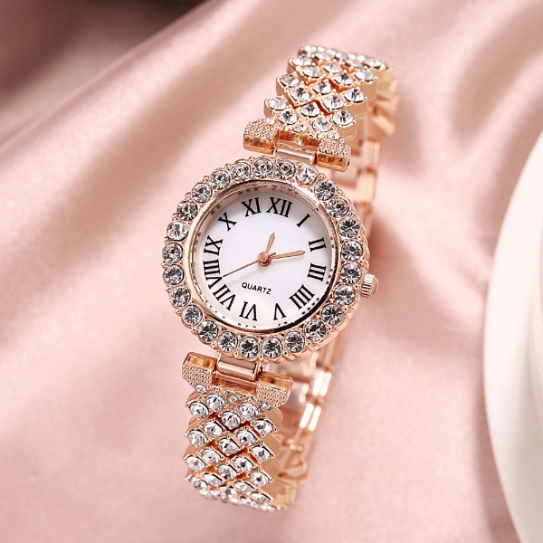 New stock! ! Women Bracelet Watches Steel belt Love Steel belt Rhinestone Quartz  Women Watches