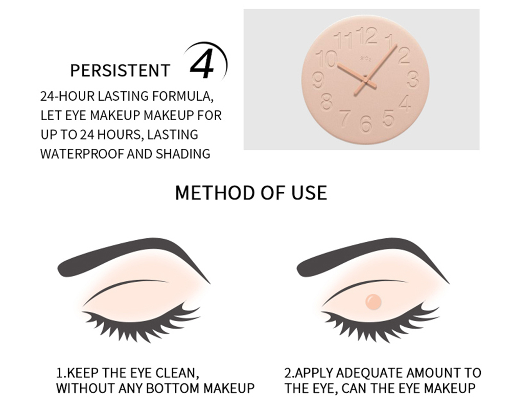 1PCS Natural Color Eye Primer Eye Base Cream Long Lasting Eyelid Primer Liquid Base Eyeshadow Base Primer Makeup