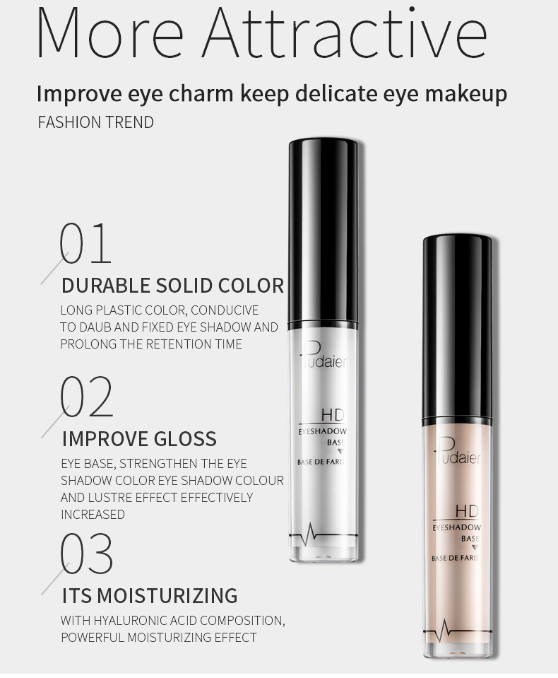 1PCS Natural Color Eye Primer Eye Base Cream Long Lasting Eyelid Primer Liquid Base Eyeshadow Base Primer Makeup