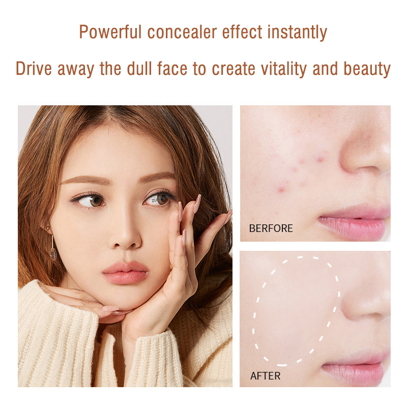 Eyes Face Concealer Liquid Cover Dark Circles Acne Natural Make Up Effect Anti Cernes Base Makeup