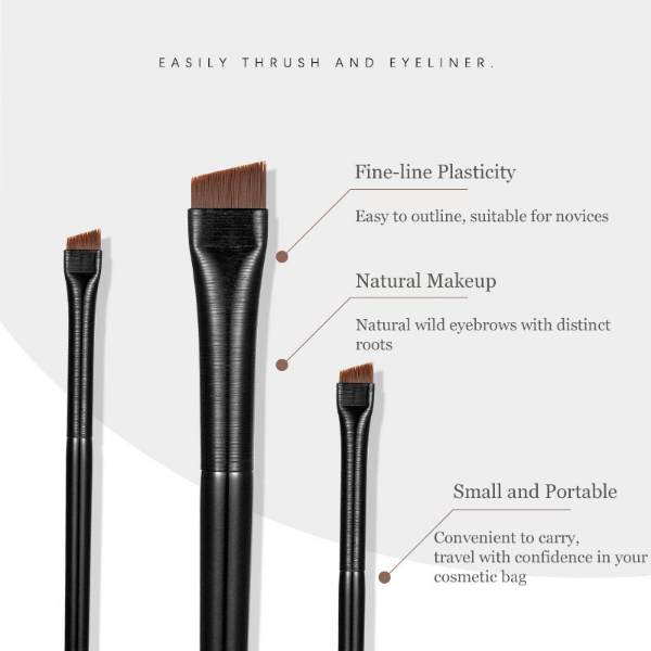 A101Brush Eyebrow A102Eyeliner Brush Professional Small Angled Eyebrow Brush Brow Contour Makeup