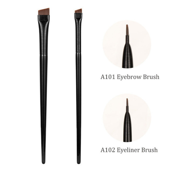 A101Brush Eyebrow A102Eyeliner Brush Professional Small Angled Eyebrow Brush Brow Contour Makeup